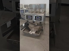 OFG-322L Gas-Chips kommerziell mit Speicherfunktion offenen Stil tiefe LCD-Panel Öl-Fritter mit Öl