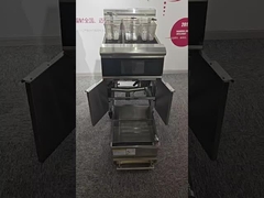 OFE-239L elektrische zwei Töpfe 3 Körbe Touchscreen-Panel mit Ölfilter-System Fritter