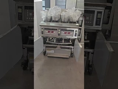 OFE-413 Professionelle digitale Computerplatte 4 Behälter 4 Körbe 28KW 304SUS Elektrische Chips Offener Fritter