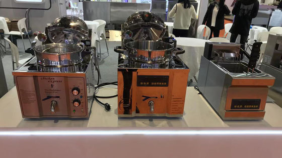 Digitale Platte 22L 3.5KW 220V Hühner-Express-Tischplatte Zähler Spitzendruckbrenner