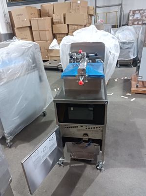 PFE-1000 Smart Touch Panel Elektrische vertikale Hühnchenbrenner Druckfritter mit Filtration