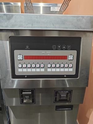 Elektrische digitale Computerplatte mit Ölfiltration Ein Topf Zwei Körbe Öffnen Tiefbrater