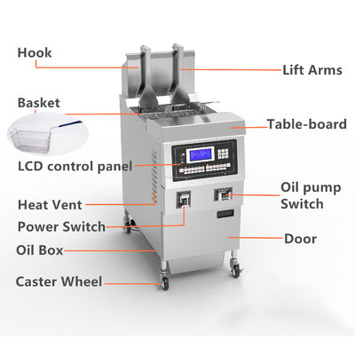 Automatische Auf- und Abhebe-Fryer