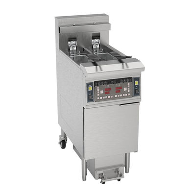 Zwei Töpfe Zwei Körbe 13L*2 Kleinkapazität Öl sparen Elektrische offene Fritteuse mit Ölfiltration