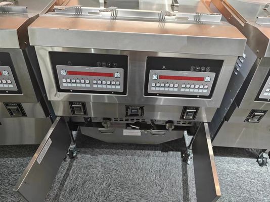 Zwei Töpfe Vier Körbe GAS Offene Tiefe Kommerzielle Tiefe Chip Elektrische &amp; Gas Tiefe Fritter