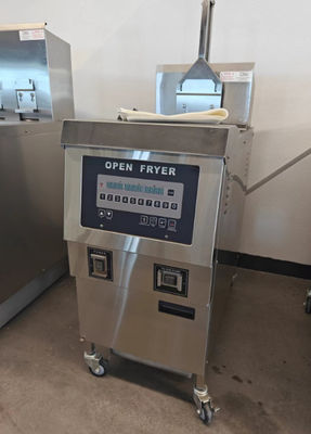 Schnellheizung 304SUS 13,5kw Autolift fortschrittliche Technologie Elektrische kommerzielle Chips offener Fritter