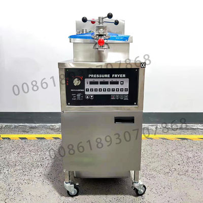 Berechnen Sie die Gasheizung 4HD Brust-Frittiermaschine Hühnchen-Druck-Frittier
