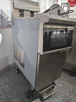 Ein Topf Zwei Körbe Smart Touchscreen Panel 14KW 380V Elektrische offene Tiefbrenner