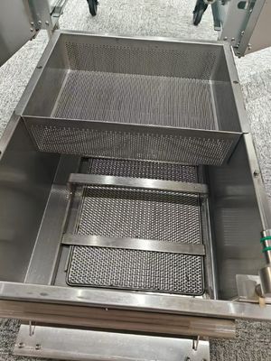 21.4KW Doppeltank 11.6L+21.5L Digitale Computerplatte Elektrische Chips Offene Bratmaschine