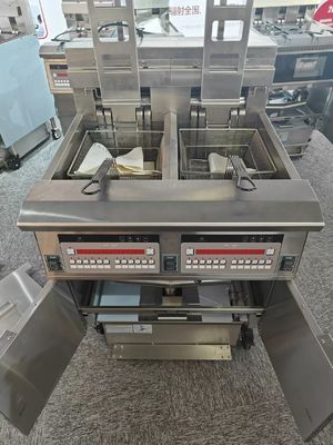 Digitale Computer-Panel Automatischer Aufzug Zwei Töpfe Vier Körbe Elektrische offene Chips Fritter