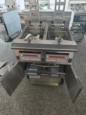 Digitale Computer-Panel Automatischer Aufzug Zwei Töpfe Vier Körbe Elektrische offene Chips Fritter