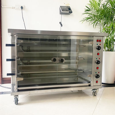 Elektro- und Gas-Hühnchenbrenner Rotisserie-Grillmaschine