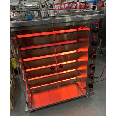 Elektro- und Gas-Hühnchenbrenner Rotisserie-Grillmaschine