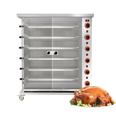 Elektro- und Gas-Hühnchenbrenner Rotisserie-Grillmaschine