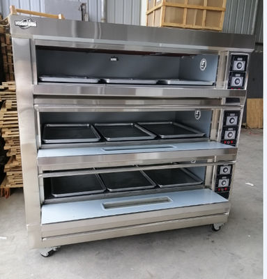 Hochwertige CE ISO Elektrische Gas-Deck Backerei Pizza Brot-Deck-Ofen