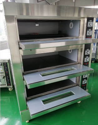 Hochwertige CE ISO Elektrische Gas-Deck Backerei Pizza Brot-Deck-Ofen