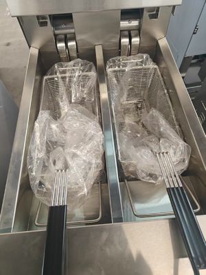 14.3kw Leistung Touchscreen Smart Panel Elektrische offene Chips Frittiermaschine