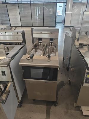 14.3kw Leistung Touchscreen Smart Panel Elektrische offene Chips Frittiermaschine