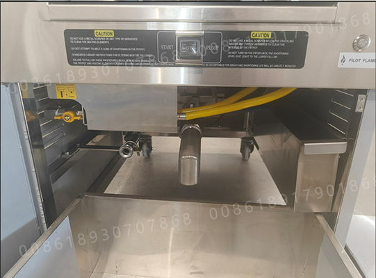 PFG-5910 8-Kopf 55L 220V Gas-Hähnchen-Druckfritteuse Hersteller