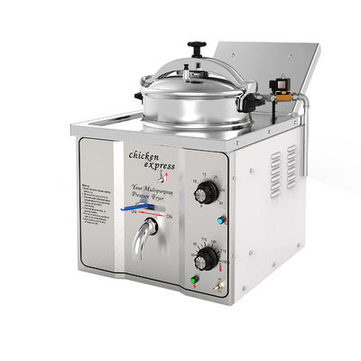 Mechanische Platte 16L 3KW 220V/110V Chicken Express Tisch Spitzendruckbrenner