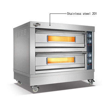 Hochwertige CE ISO Elektrische Gas-Deck Backerei Pizza Brot-Deck-Ofen