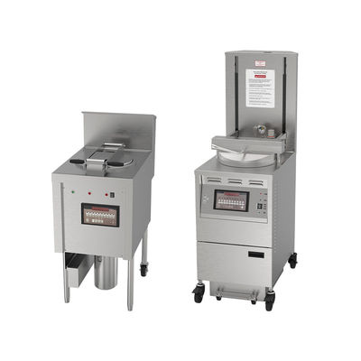 6HD Elektro 12KW 380V 28L 6 Bratflasche Große Produktivität Runde Brötchen Huhn Druckbrötchen